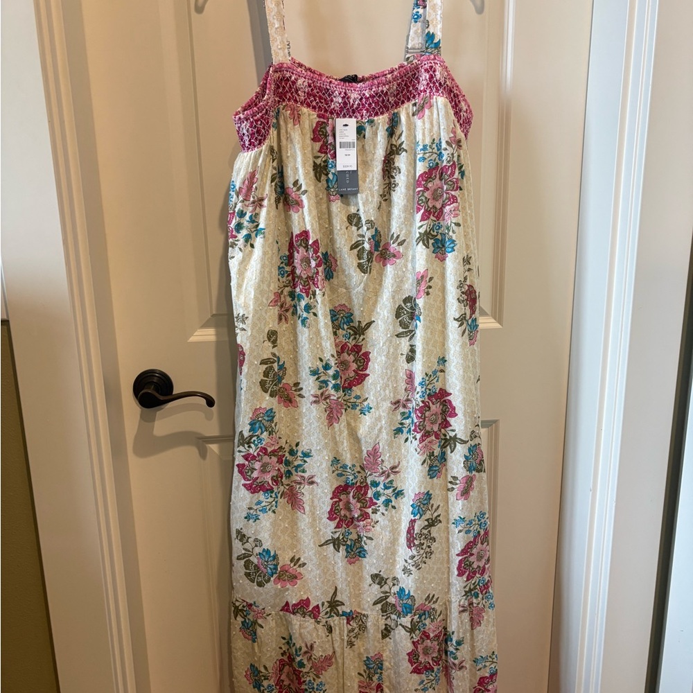 Lane Bryant floral maxi dress